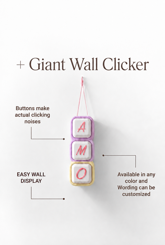 3X BUTTON BUBBLE CLICKER SUPERSIZED