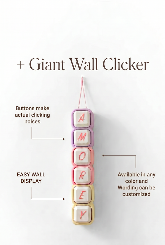 6X BUTTON BUBBLE CLICKER SUPERSIZED