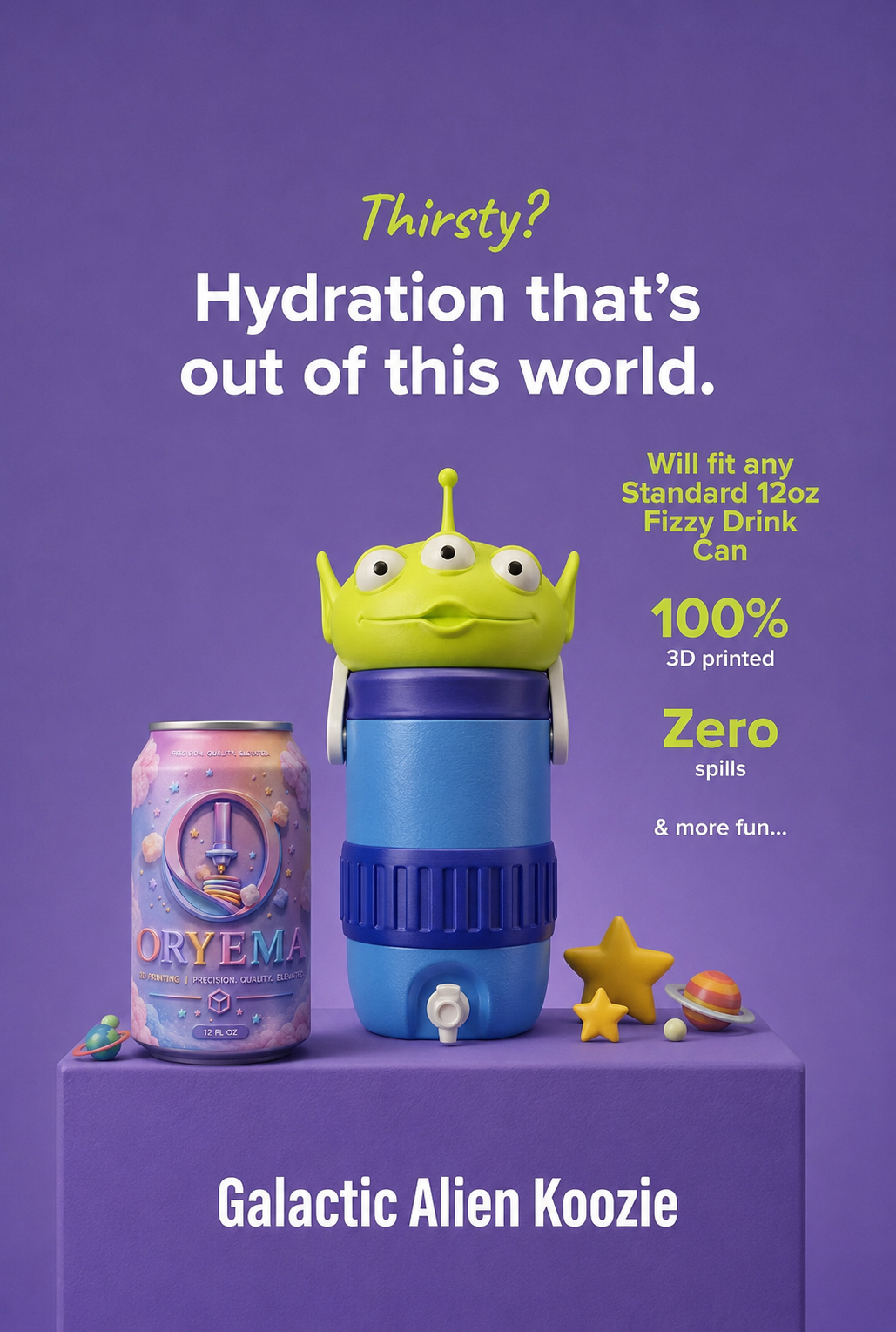 GALACTIC ALIEN KOOZIE