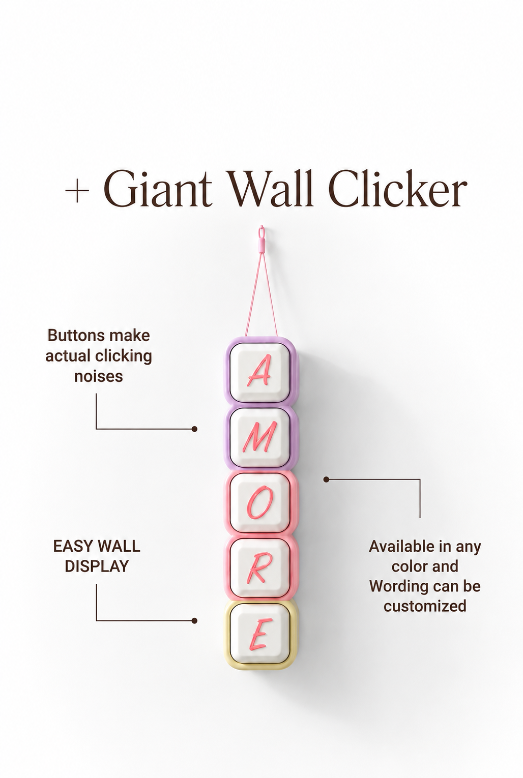 5X BUTTON BUBBLE CLICKER SUPERSIZED