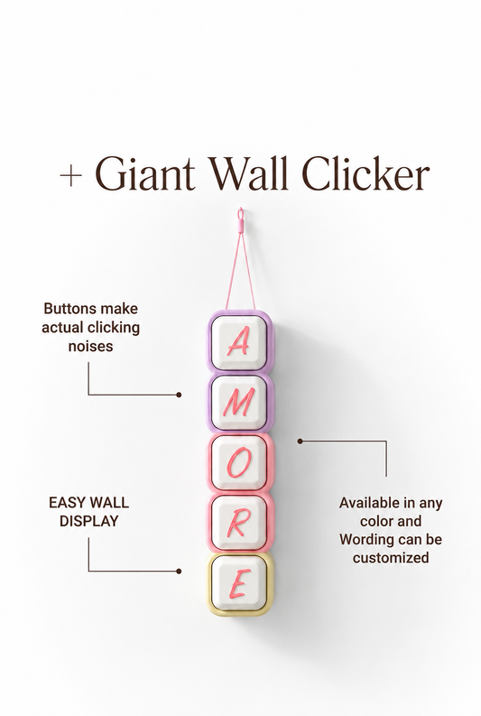 5X BUTTON BUBBLE CLICKER SUPERSIZED