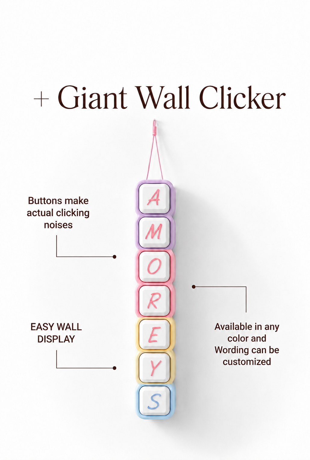 7X BUTTON BUBBLE CLICKER SUPERSIZED