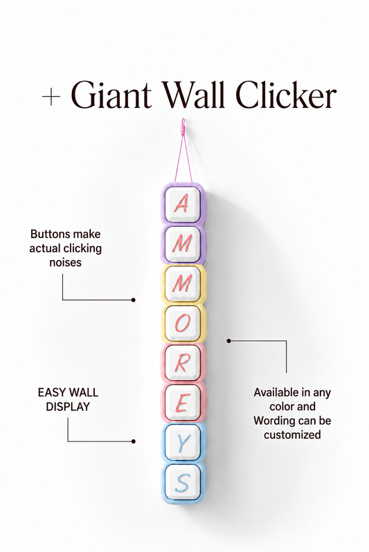 8X BUTTON BUBBLE CLICKER SUPERSIZED